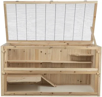 Trixie Knaagdierenverblijf Muizen Grote Hamsters Hout 115x60x60 cm - Image 2