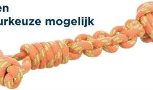 Trixie Knoopbal aan Touw 38x8x8 cm 3 St - Assorti