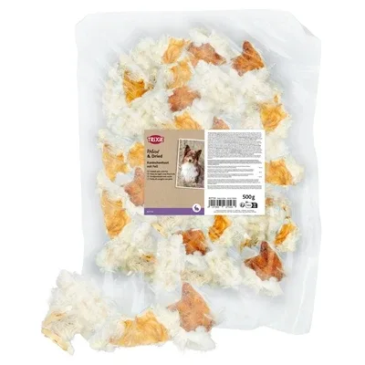 Trixie Konijnenhuid met Vacht - 500 gr