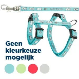 Trixie Konijnentuig met Riem Baby Bunny 20x33x0,8 125 cm - Assorti