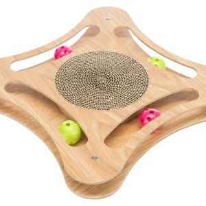 TRIXIE - Krabkarton met Houten Frame vierkant