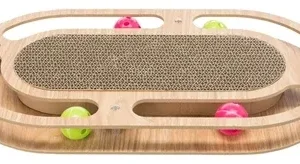 Trixie Krabkarton met Speelgoed Hout met Catnip 46x25x4 cm
