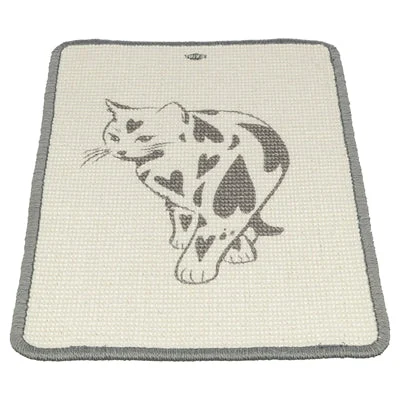 TRIXIE KRABMAT MET PRINT TAUPE 55X35 CM - Image 2