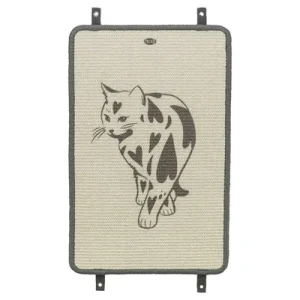 TRIXIE KRABMAT MET PRINT TAUPE 55X35 CM