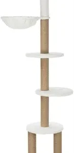 Trixie Krabpaal Aurelio 38x38x220 250 cm - Wit