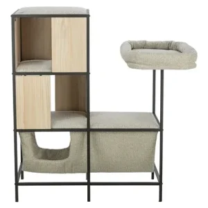 TRIXIE KRABPAAL CITYSTYLE MET METALEN FRAME CREME 95X62X100 CM