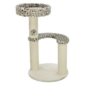 Trixie Krabpaal Leo Panterprint Rond - Creme