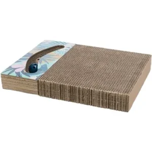 Trixie Krabplank Karton met Balletjes 38x30 cm - Wit