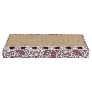 Trixie Krabplank Karton met Balletjes 48x25 cm - Roze