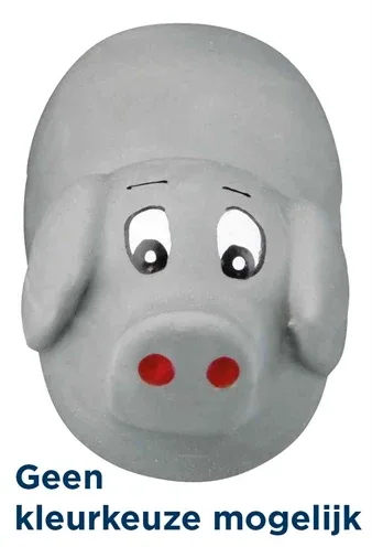 Trixie Latex Figuur Baby Zoo met Geluid 9 cm 28 St - Assorti