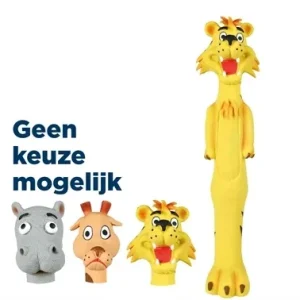 Trixie Latex Longie met Geluid 30 32 cm 3 St - Assorti