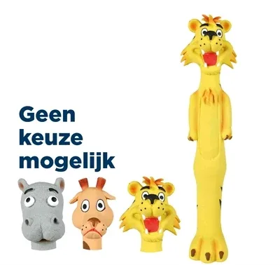 Trixie Latex Longie met Geluid 30 32 cm 3 St - Assorti