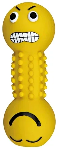 Trixie Latex Polyestervlies Smiley Halter met Geluid 19 cm 3 St - Assorti - Image 2
