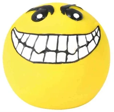 Trixie Latex Polyestervlies Smiley met Geluid 6x6x6 cm 4 St - Assorti - Image 2