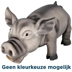 Trixie Latex Polyestervlies Varken met Dierengeluid 17 cm 3 St - Assorti