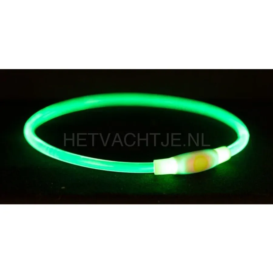 TRIXIE - LED Flash Lichtgevende Band Groen - Image 2