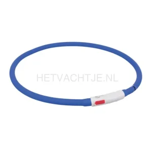TRIXIE - LED Flash Lichtgevende Band Royal Blauw Siliconen