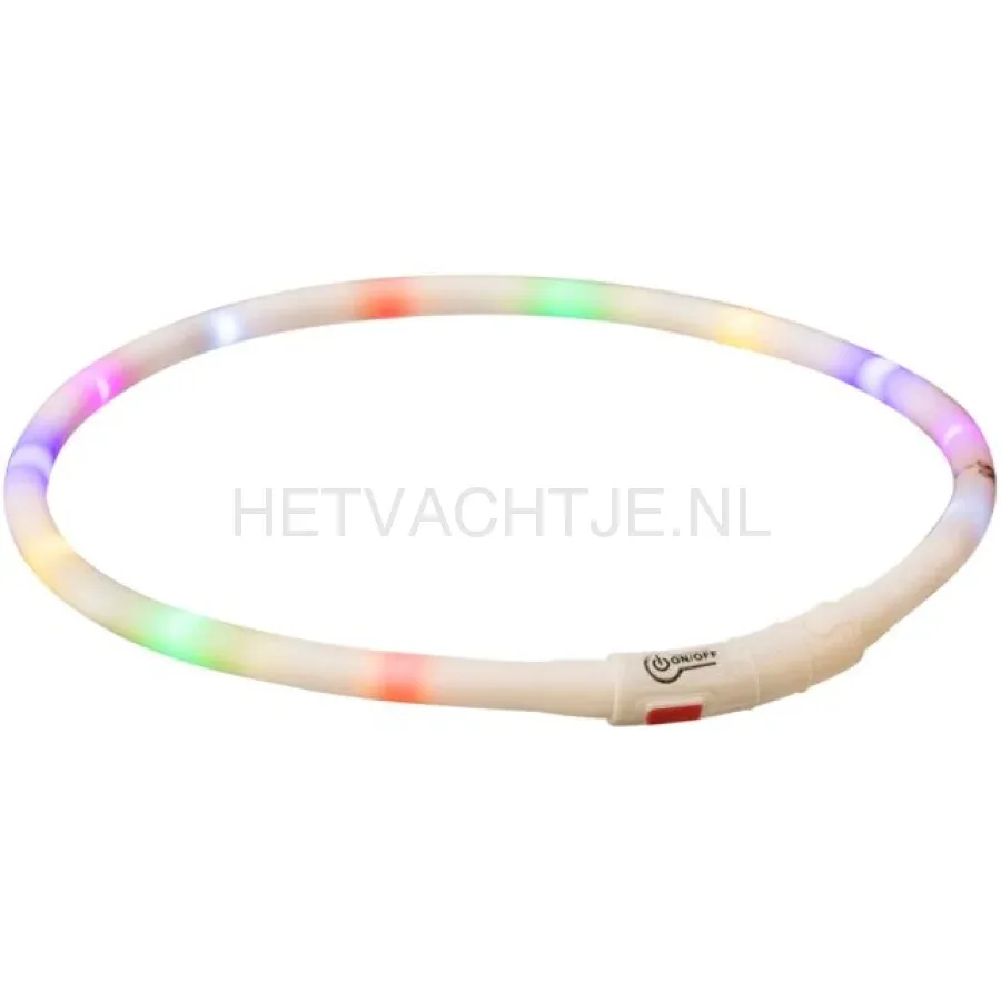 TRIXIE - LED Flash Lichtgevende Band Wit - Image 2