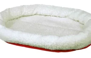 Trixie Mand Rond Wolwit 47x38x6 cm - Rood