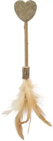 Trixie Matatabi Lolly Hart Catnip Kattenspeelgoed Met Veren 23 cm