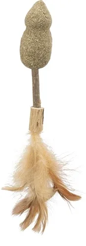 Trixie Matatabi Lolly Muis Catnip Kattenspeelgoed met Veren 20 cm