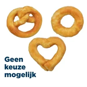 Trixie Mini Mix Pretzel Hart Ring met Collageen - 20 gram