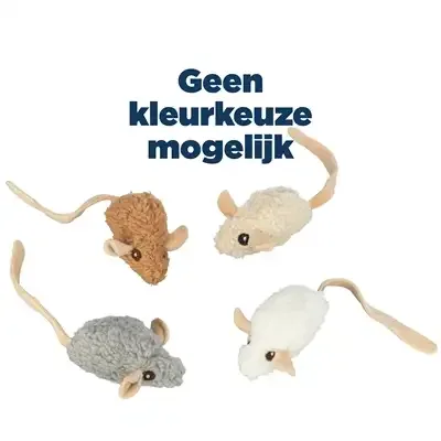 Trixie Muis Met Catnip Pluche Assorti 18 cm