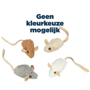 Trixie Muis met Catnip Pluche - Assorti