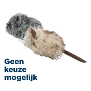 Trixie Muis Pluche Catnip voor Katten 9 cm - Assorti