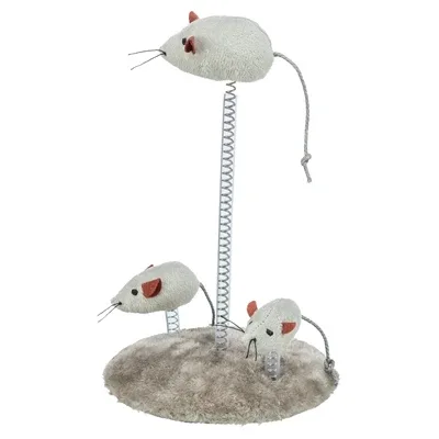 Trixie Muizen op Spiraalveren Pluche met Catnip 22x15x15 cm 2 St - Image 2