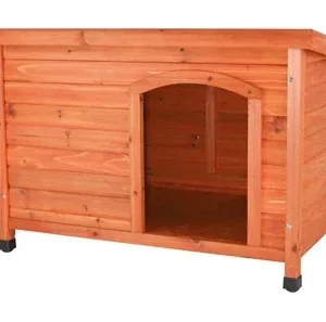 Trixie Natura Hondenhok Classic met Plat Dak 104x75x68 cm - Bruin