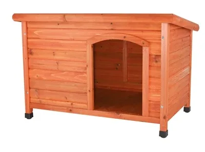 Trixie Natura Hondenhok Classic met Plat Dak 104x75x68 cm - Bruin