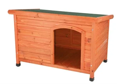 Trixie Natura Hondenhok Classic met Plat Dak 104x75x68 cm - Bruin - Image 2