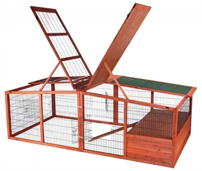 Trixie Natura Knaagdierren met Dak 233x79x116 cm - XL