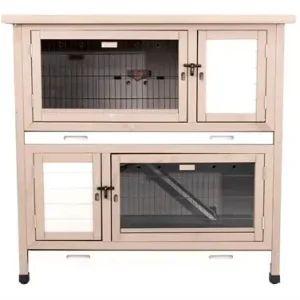 Trixie Natura Konijnenhok Met Isolatie Grijs 116X65X113 cm