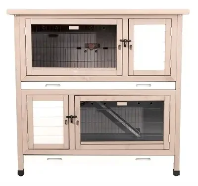 Trixie Natura Konijnenhok Met Isolatie Grijs 116X65X113 cm