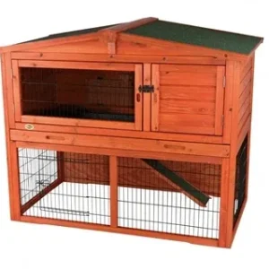Trixie Natura Konijnenhok met Ren 124x102x78 cm - Bruin