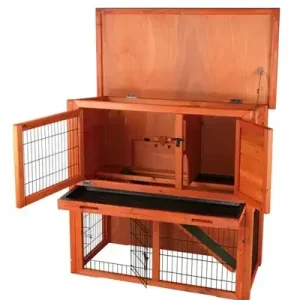Trixie Natura Konijnenhok Met Ren Bruin 104X97X52 cm