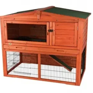 Trixie Natura Konijnenhok Met Ren Bruin 124X102X78 cm