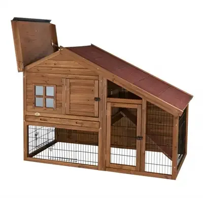 Trixie Natura Konijnenhok Met Ren Bruin 151X107X80 cm