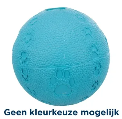 Trixie Natuurrubber Bal 9x9x9 cm 3 St - Assorti