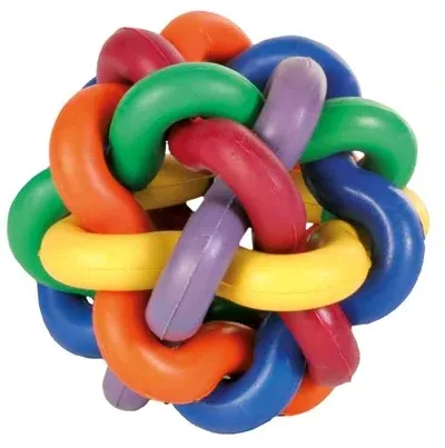Trixie Natuurrubber Knoopbal 7x7x7 cm 3 St