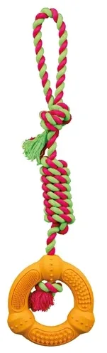 Trixie Natuurrubber Ring aan Touw 41x12x12 cm 3 St - Assorti - Image 2