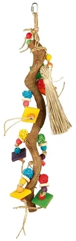 Trixie Natuurspeelgoed Schorshout Riet Zeegras Hout 56 cm