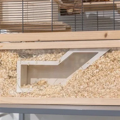 Trixie Observatiebox Muis Hamster met Tunnel Onbehandeld Hout - Image 2