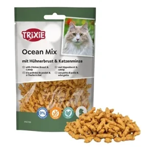 Trixie Ocean Mix Met Kippenborst En Catnip 50 Gr