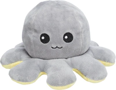 Trixie Octopus Omkeerbaar Pluche 19 cm - Grijs - Image 2