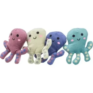 Trixie Octopus Pluche met Catnip 10 cm - Assorti