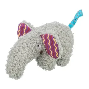 Trixie Olifant Pluche met Kattenkruid Catnip - Grijs