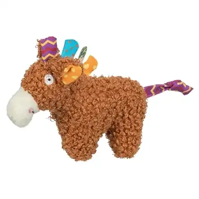 Trixie Paard Pluche Met Kattenkruid / Catnip Bruin 15 cm - Image 2